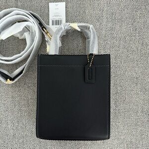 NWT Coach Mini Cashin Tote In Black C4828